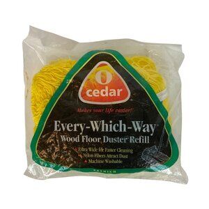 O-Cedar Every-Which-Way Wood Floor Duster Mop Refill Machine Washable No 257